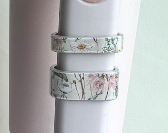 Wildflower Water Bottle Handle Charm: Stanley Cup Accessories