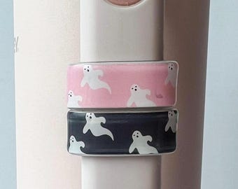 Spooky Ghost Water Bottle Handle Charm: Stanley Cup Accessory