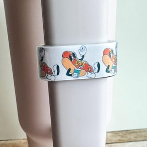 Retro Hotdog Water Bottle Handle Charm: Stanley Cup Accessory