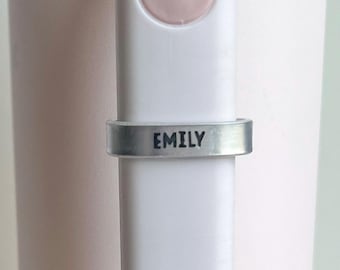 Custom Name Water Bottle Handle Charm: Personalized Cup Accessory
