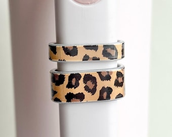 Cheetah Print Water Bottle Handle Charm: Stanley Accessories