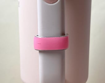Hot Pink Water Bottle Handle Charm: Stanley Cup Accessory
