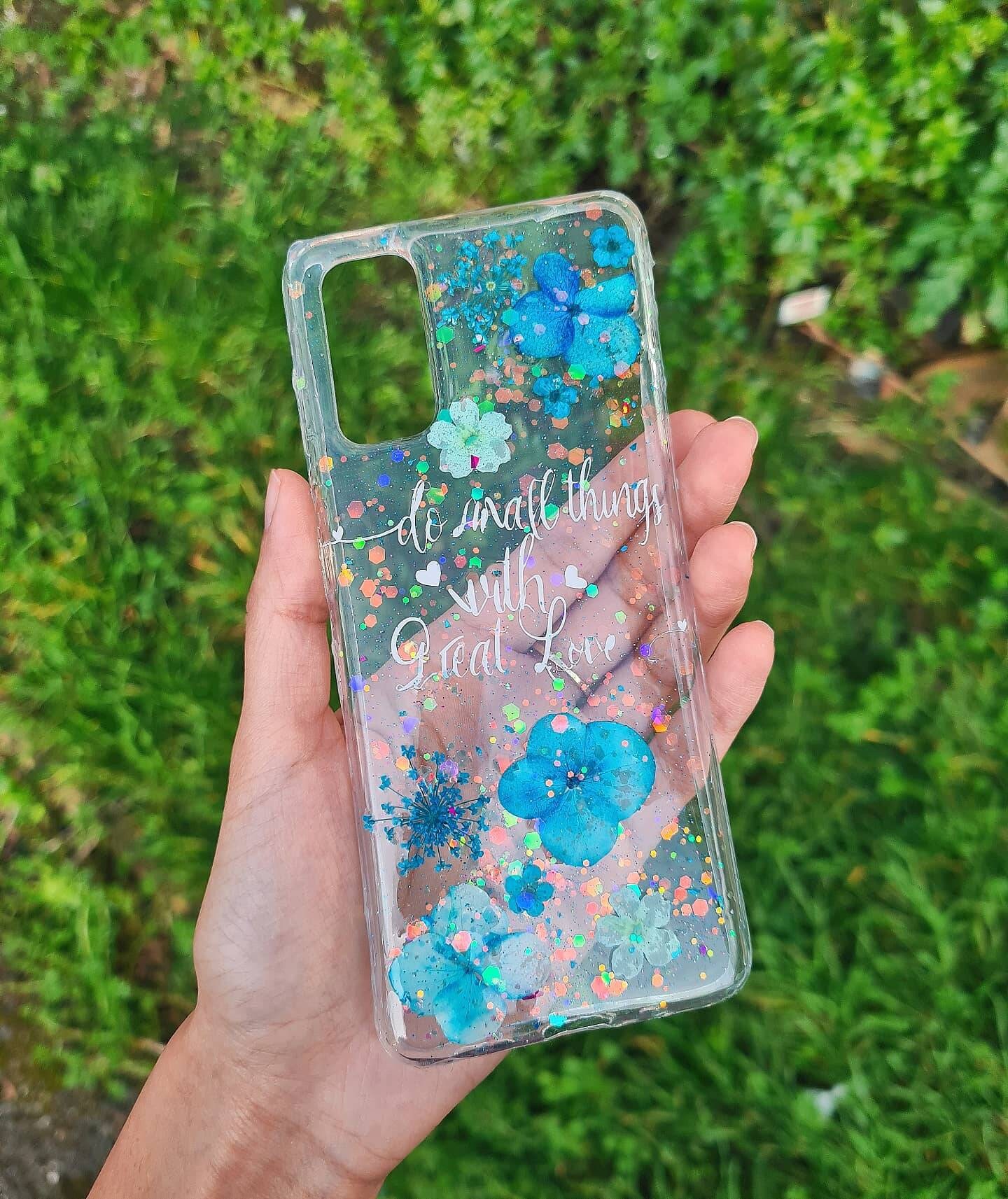 Personalised resin phone case. Silicone samsung iphone Etsy
