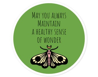 Sense of Wonder Round Sticker