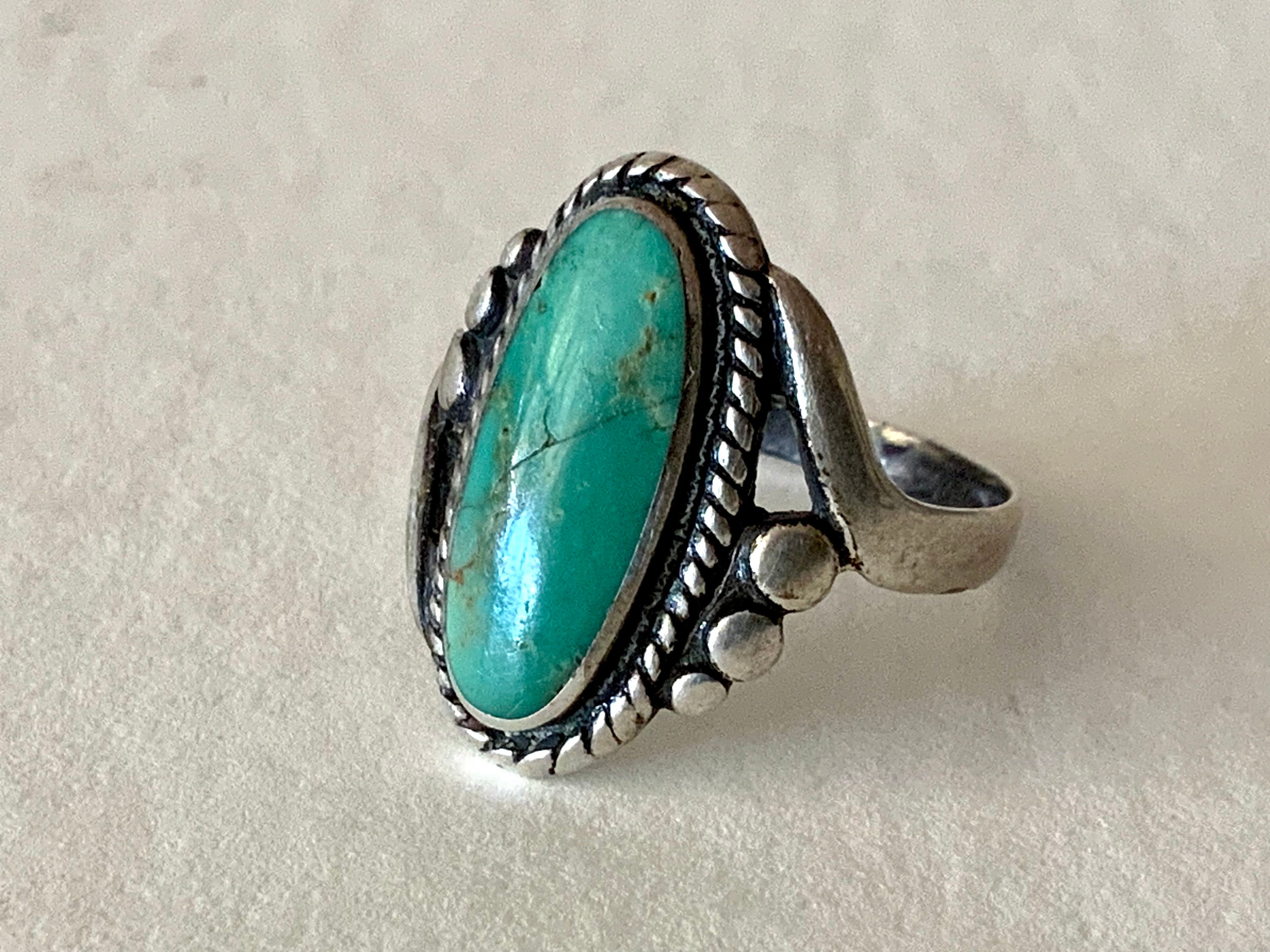 Bell sterling 2024 turquoise ring