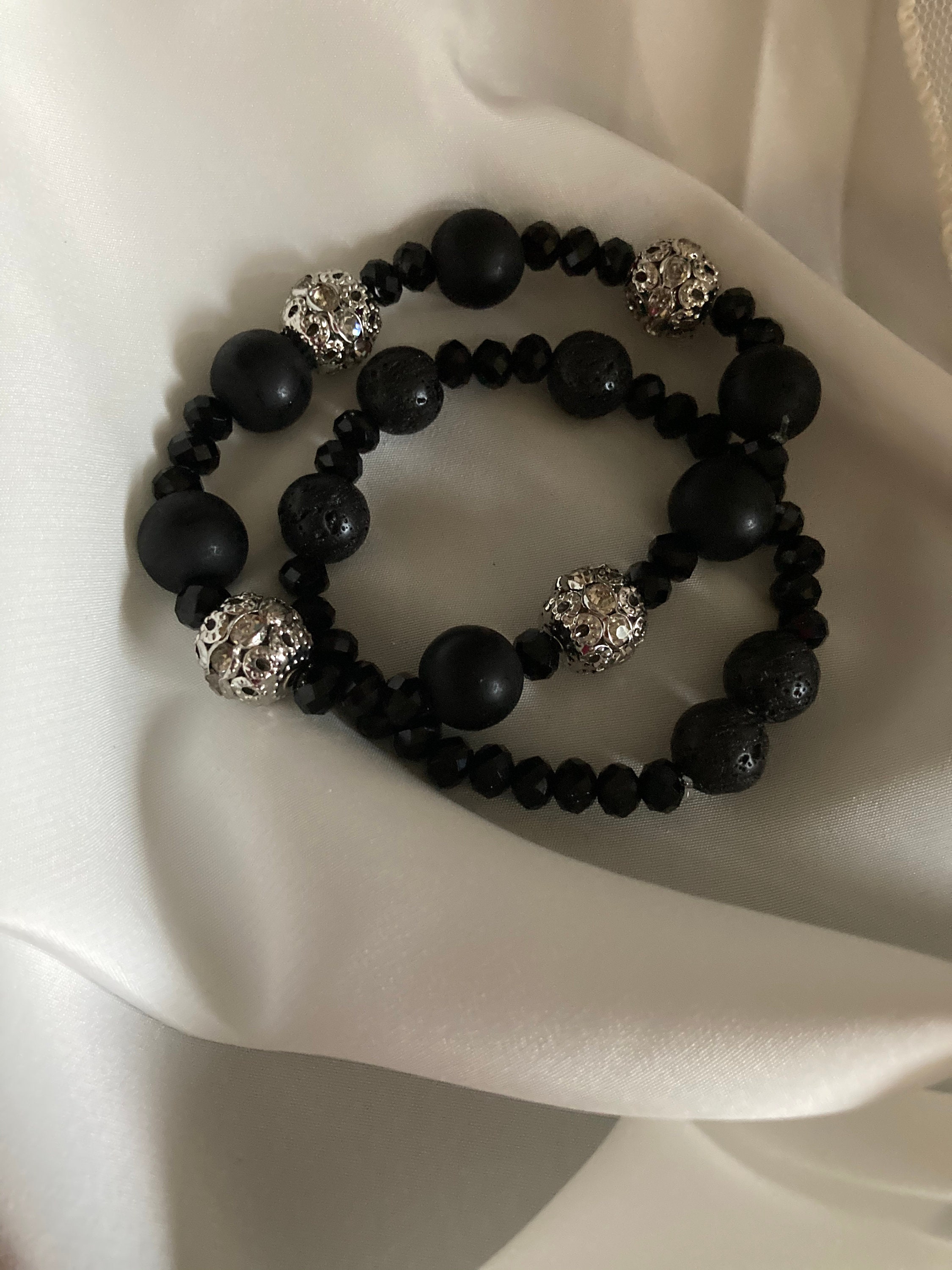Women's Fashion Jewelry - Midnight Black Bracelet Onyx