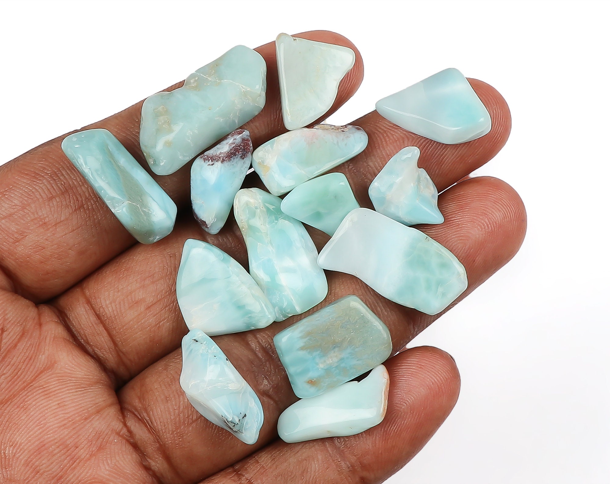 Natural Raw Larimar Rough Gemstone Larimar Raw AAA Quality Etsy