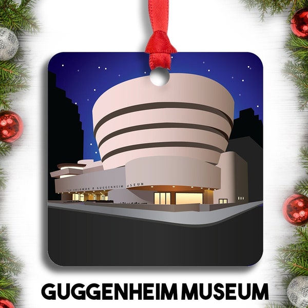 Guggenheim Museum Christmas Ornament // New York City // Architecture // Museum