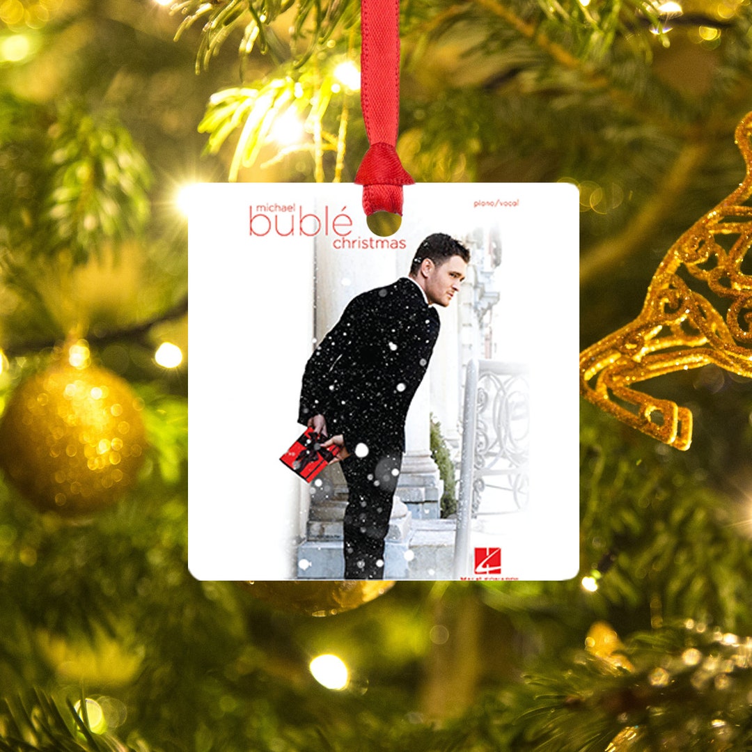 Michael Bublé Christmas Album Ornament // Christmas Music - Etsy
