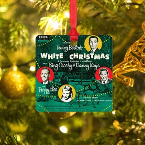 White Christmas Movie // Christmas Album Ornament // Christmas Music