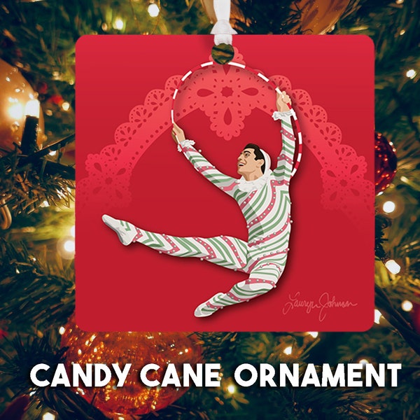 Candy Cane Nutcracker Ballet Ornament // New York City Ballet