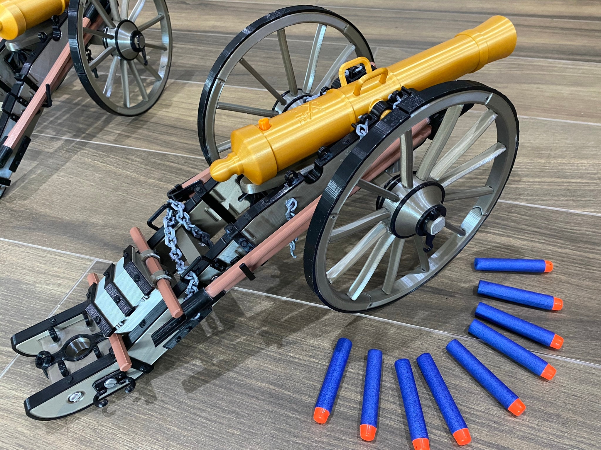 Napoleonic Nerf Cannon V10 files Only Etsy UK