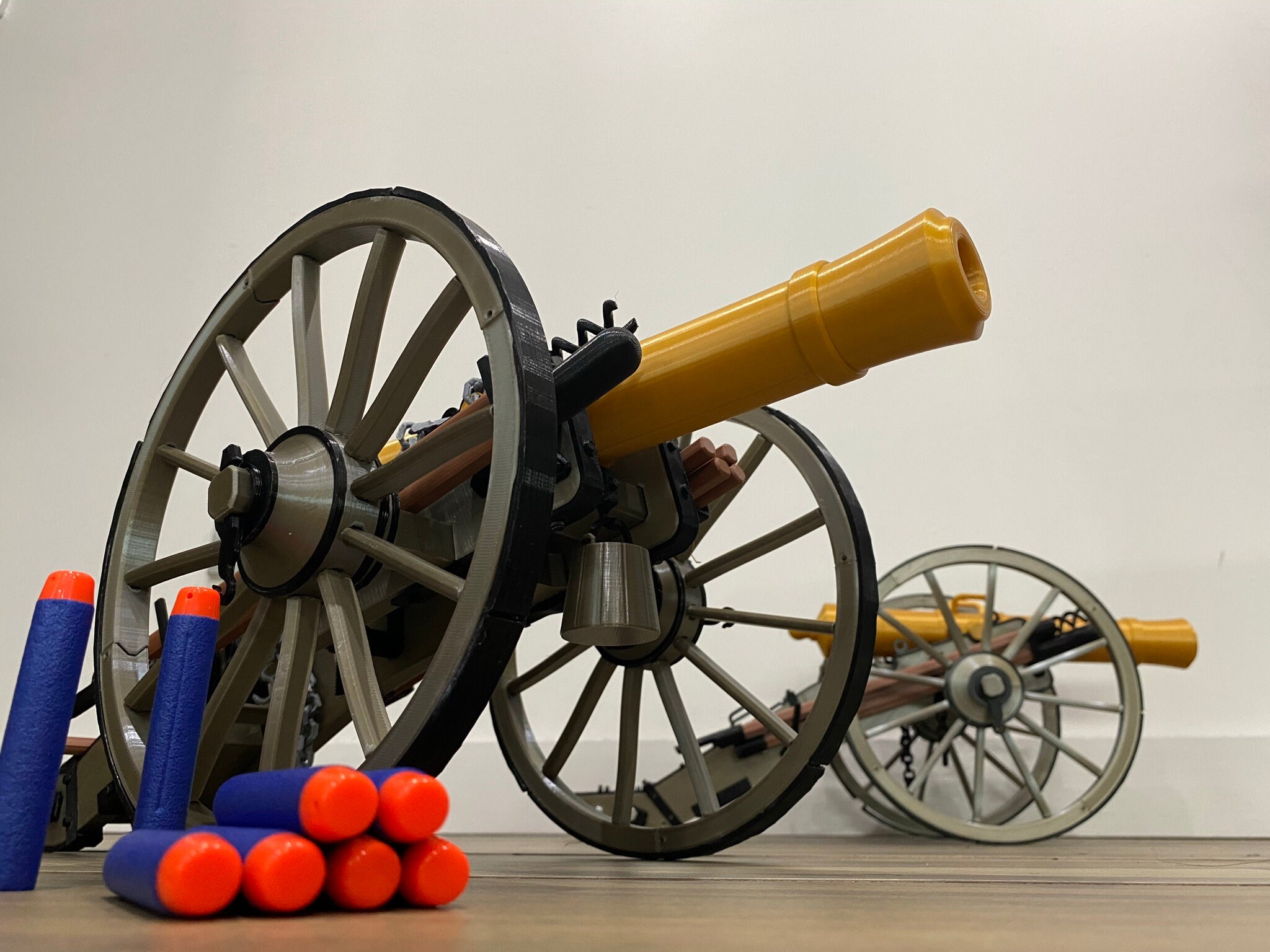 Napoleonic Nerf Cannon V10 files Only Etsy Australia