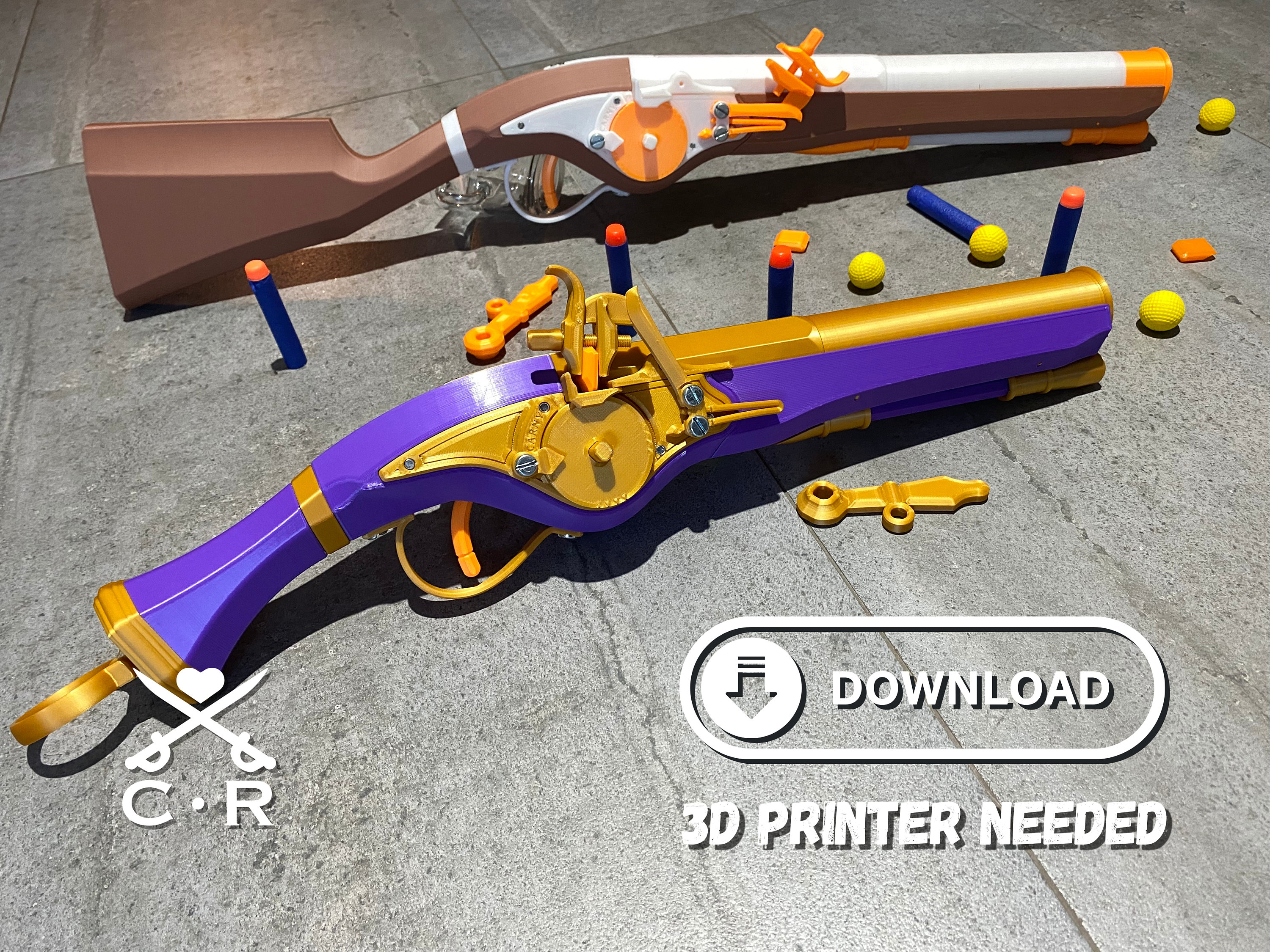 Wheellock Musket Foam Dart Blaster Plans (DOWNLOAD ONLY, V1-1) - Etsy