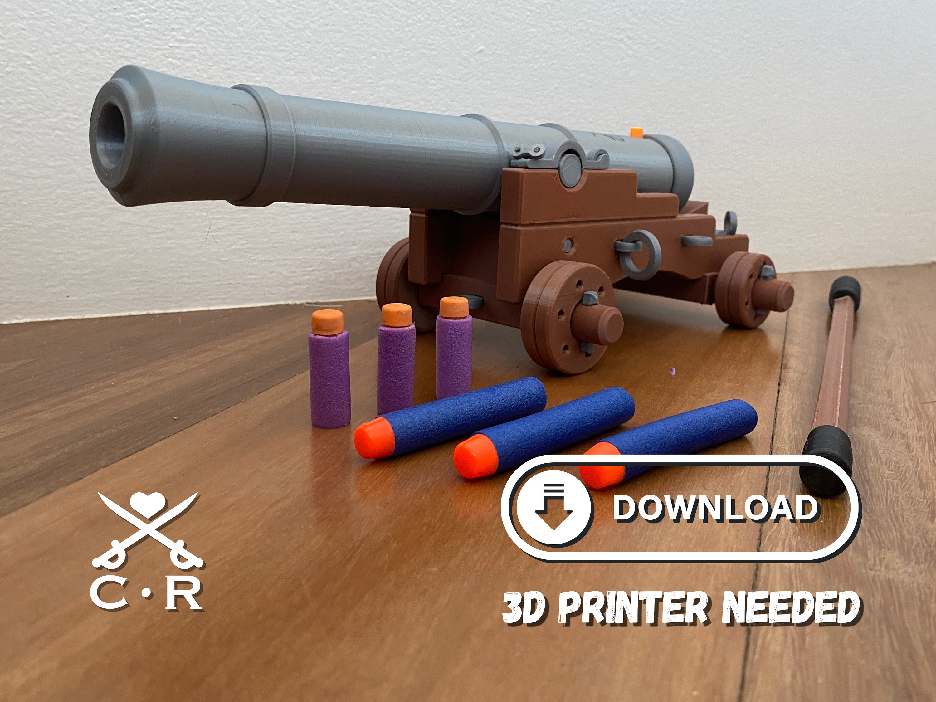 Nerf cannon discount
