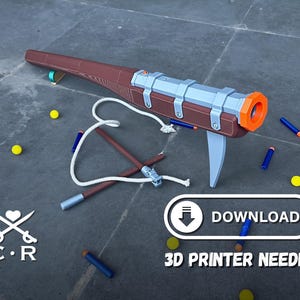 Nerf Handgonne blaster (DOWNLOAD ONLY, V1-0)
