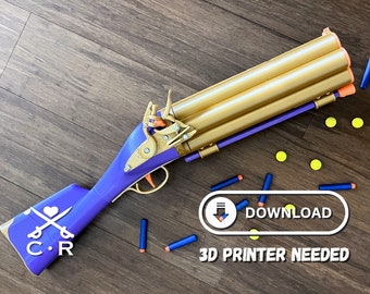 Volley Musket Nerf Blaster (Files Only, V1-0)