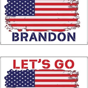 Let’s Go Brandon Magnet - FJB Magnet - 2 Pack de 3 x 5 pouces Magnet - pour réfrigérateur, réfrigérateur, pare-chocs - Made in USA MAG0001
