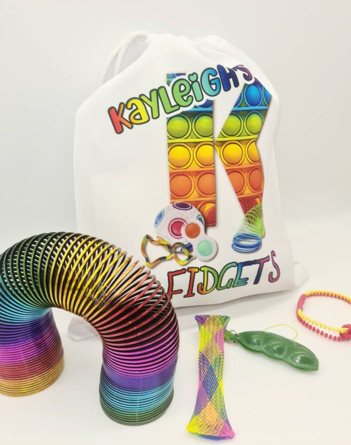 Personalised Fidget Toy Storage Bag Fidget Toys and Sensory Etsy