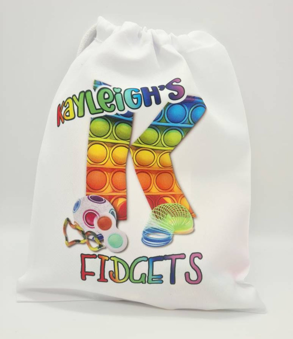 Personalised Fidget Toy Storage Bag Fidget Toys and Sensory Etsy
