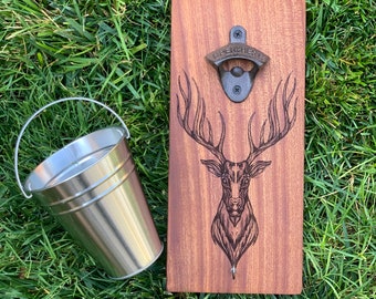 Deer Head Bottle Opener Sapelle