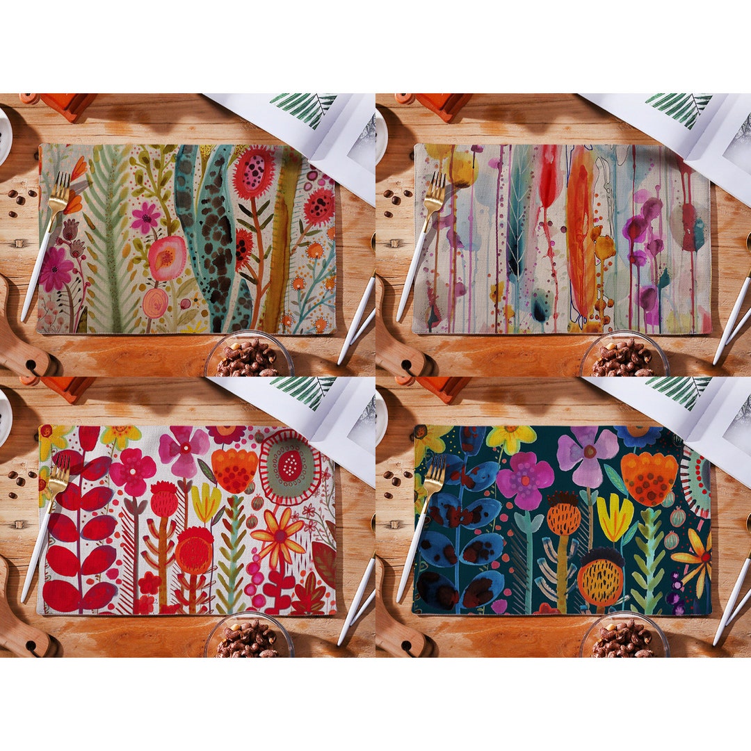 Placemats, Placemats Set, Table Linens, Napperon, Indoor/outdoor - Eco ...