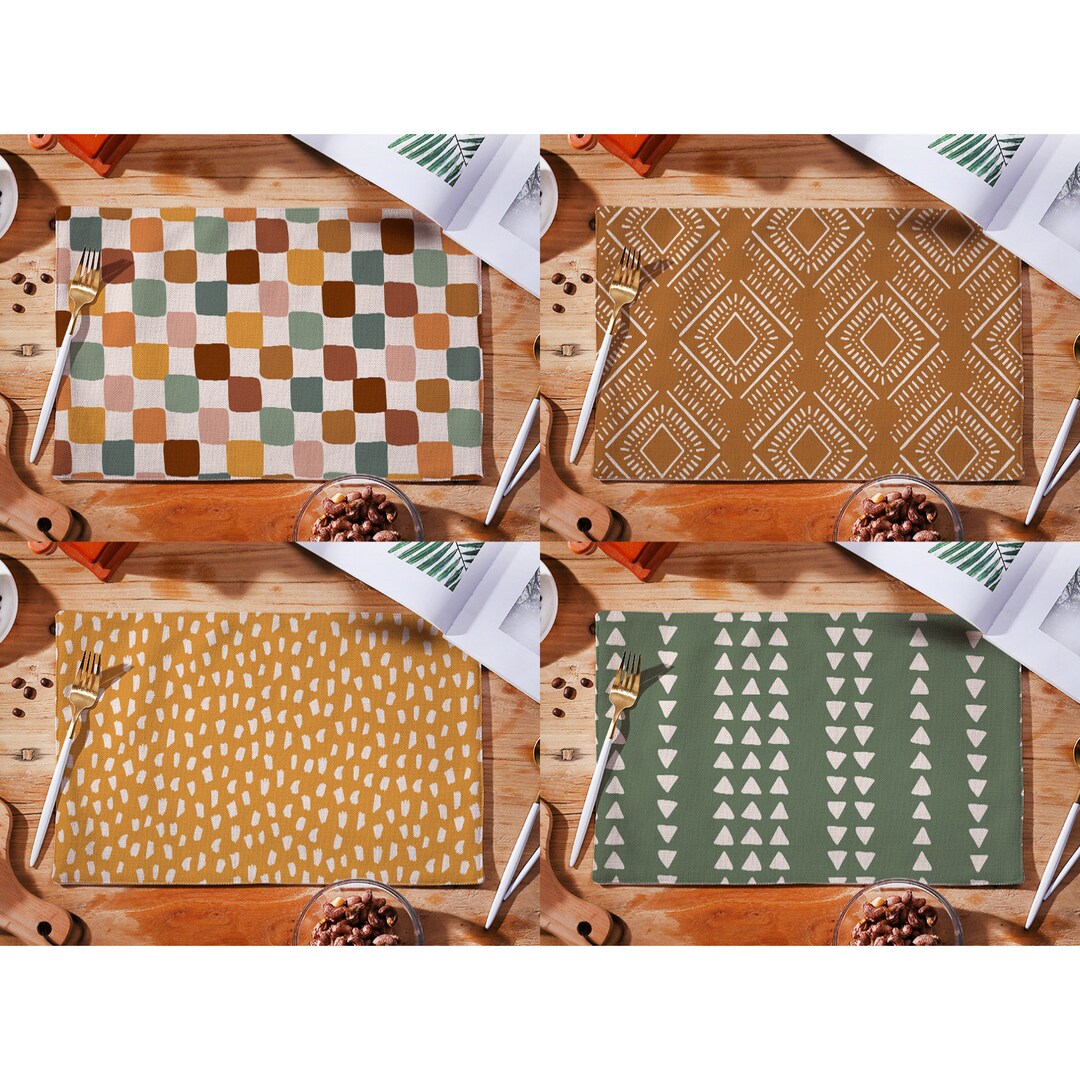 Placemats, Placemats Set, Table Linen, Indoor/outdoor, Napperon Eco