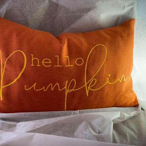 Fall Leaves Lumbar Pillow Cover 12x20 Orange Brown Leaves Etsy