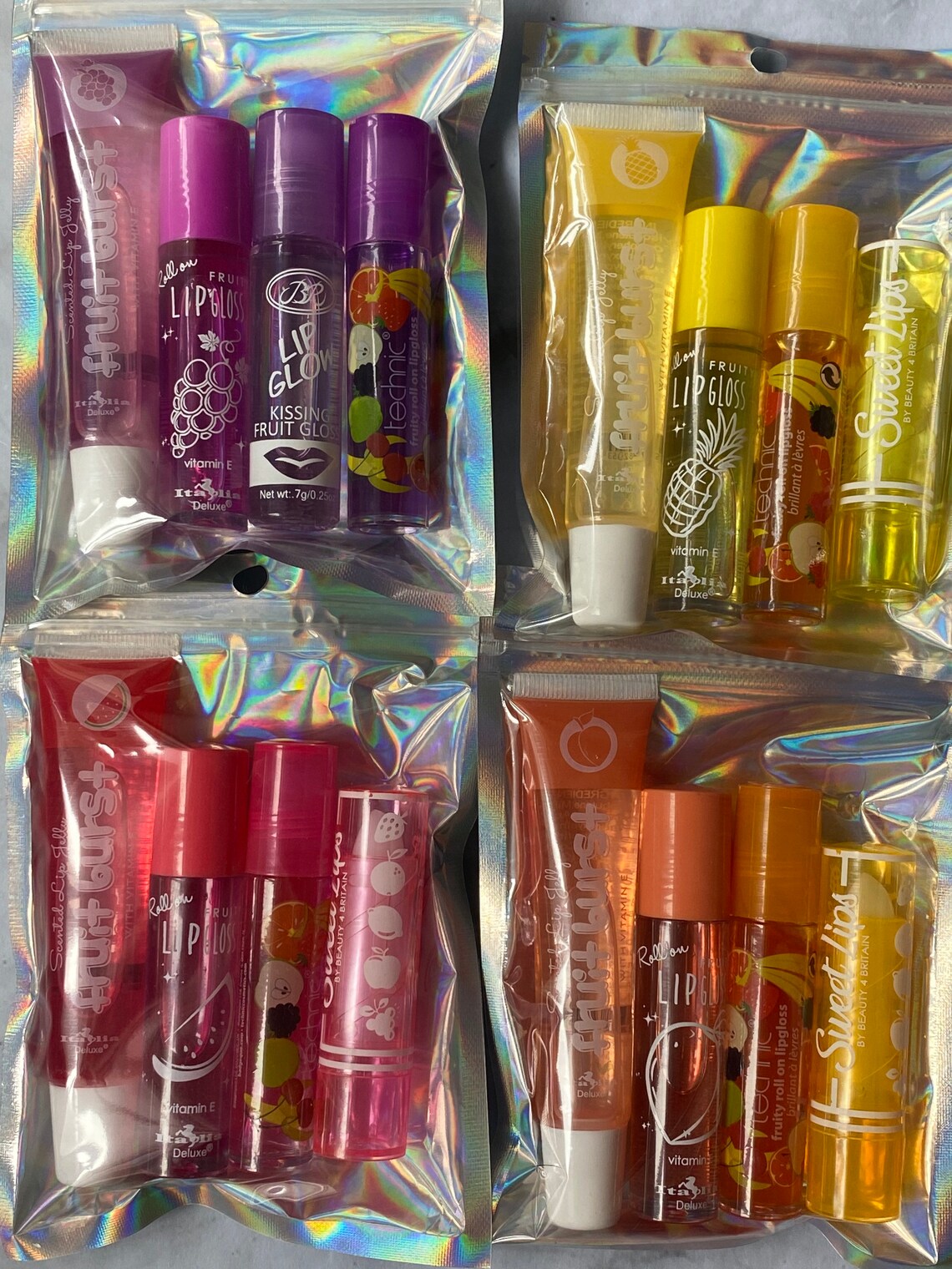 Fruity Lip Bundle Fruity Lip Gloss Lip Gloss Uk Lip Etsy