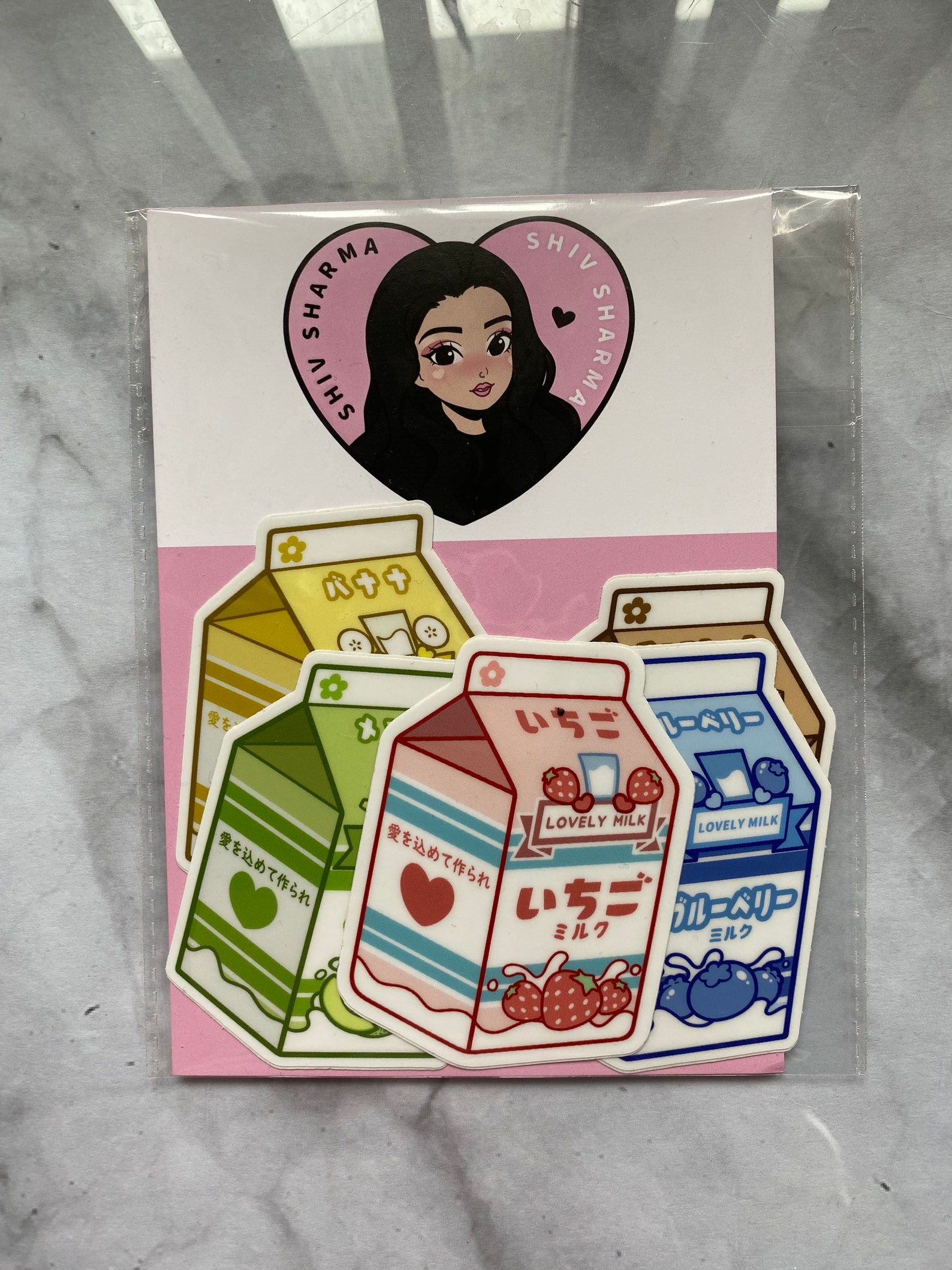 Milk Bottle Sticker Collection Milk Bottle Sticker Milk - Etsy