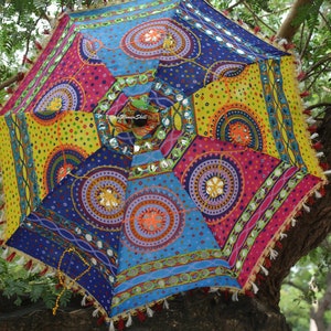 Wholesale Lot Indian Wedding Umbrella Handmade Umbrella Decorations Parasols Cotton Umbrellas