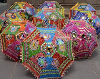 Sale On Multi Color Home Decor Gift Umbrella Home Decor Wedding Umbrella parasol Beautiful Party Decor Vintage indian Umbrella Parasol Decor