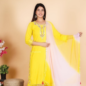 Long jacket kurti with best sale palazzo