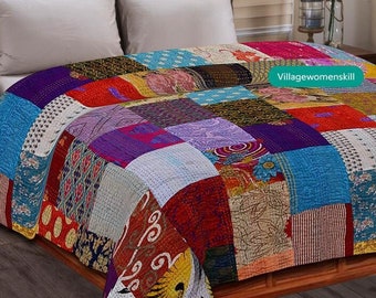 Bohemian Quilts and Bedspread Indian Homemade quilts for sale bedroom decor quilts