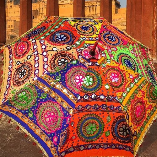 Wholesale Lots of Indian Umbrellas Parasol Decorative Umbrella Wedding Parasols Décor Handmade Cotton Traditional Umbrella Wholesale Lots of Indian Umbrellas Parasol Decorative Umbrella Wedding Parasols Décor Handmade Cotton Traditional Umbrella
