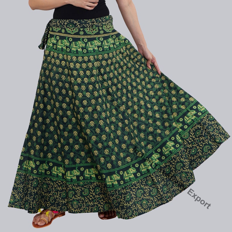 Indian Cotton Skirts Indian Cotton Maxi Cotton Skirt Skirt Etsy India