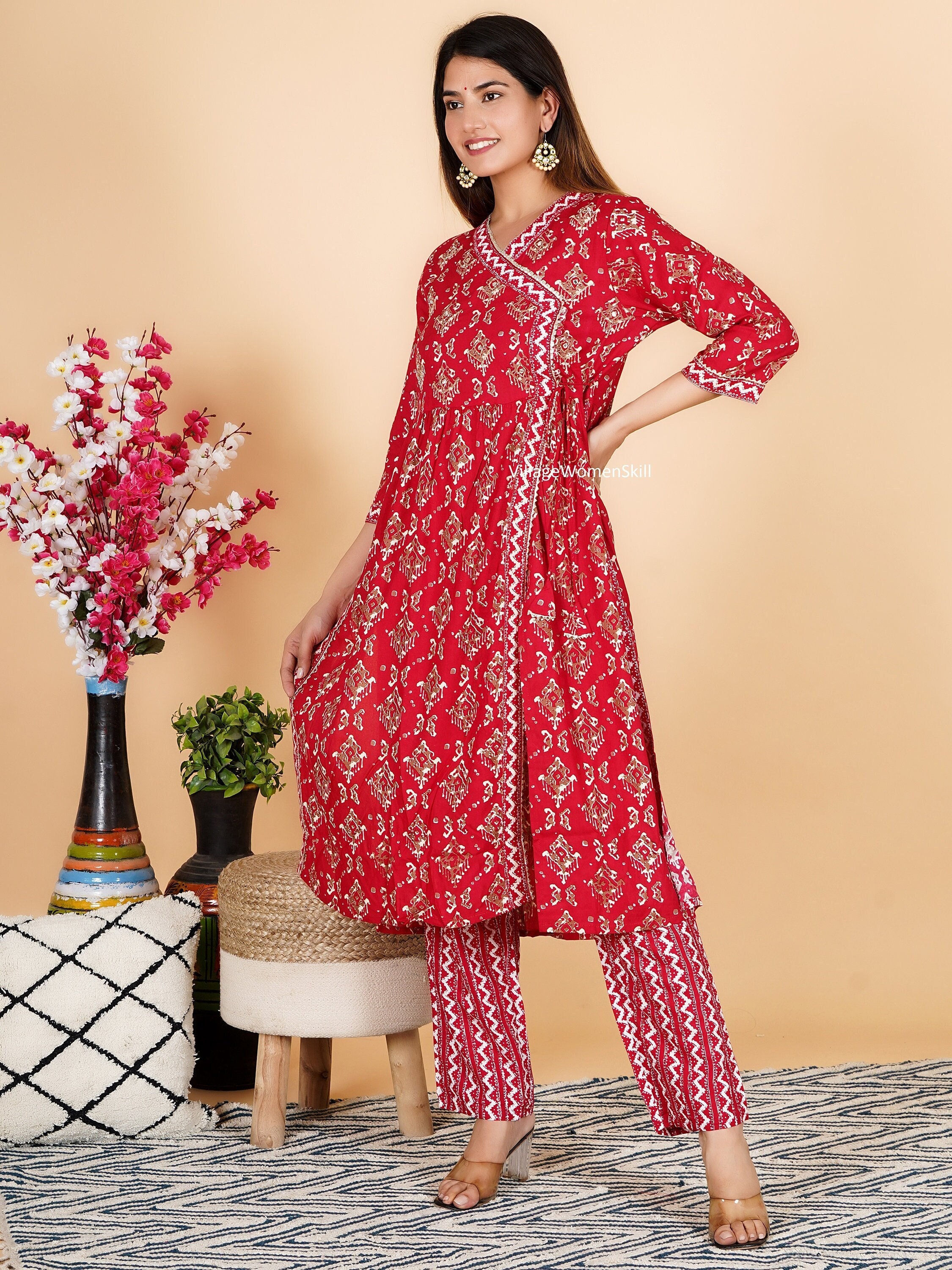 Wedding Kurti Set Etsy Canada