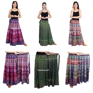 Wholesale Lot Indian Cotton Skirts Hippie Skirts Summer Skirt Boho skirts Handmade maxi Long Skirts for Women Women skirts Cotton Skirt