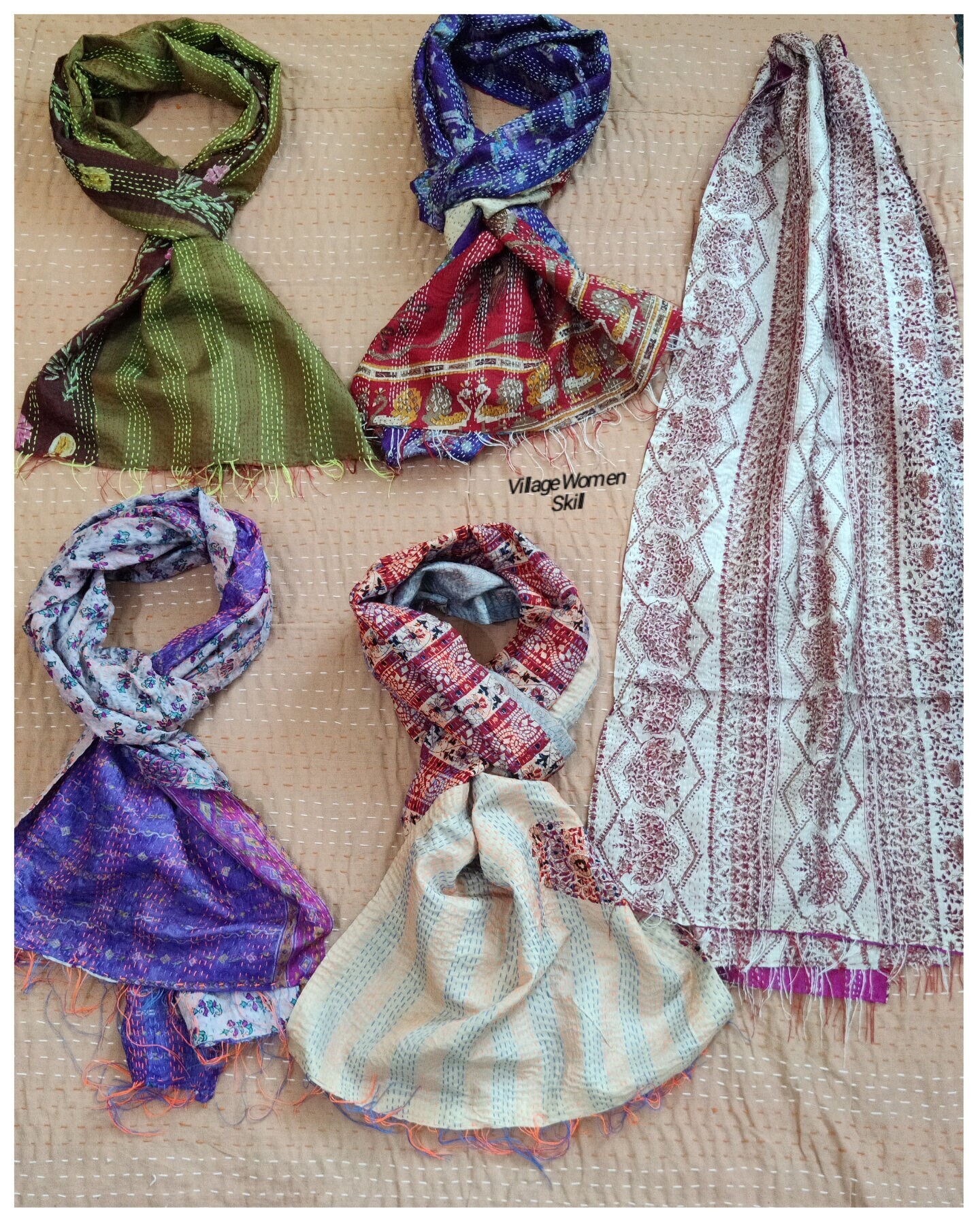 kantha scarves