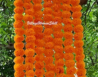 Wholesale 30 Marigold garland for day of the dead, Dia de Los Muertos altar. Day of the dead decor US SELLER
