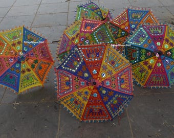 Lote de regalos de año nuevo, sombrillas de algodón hechas a mano, sombrillas de playa