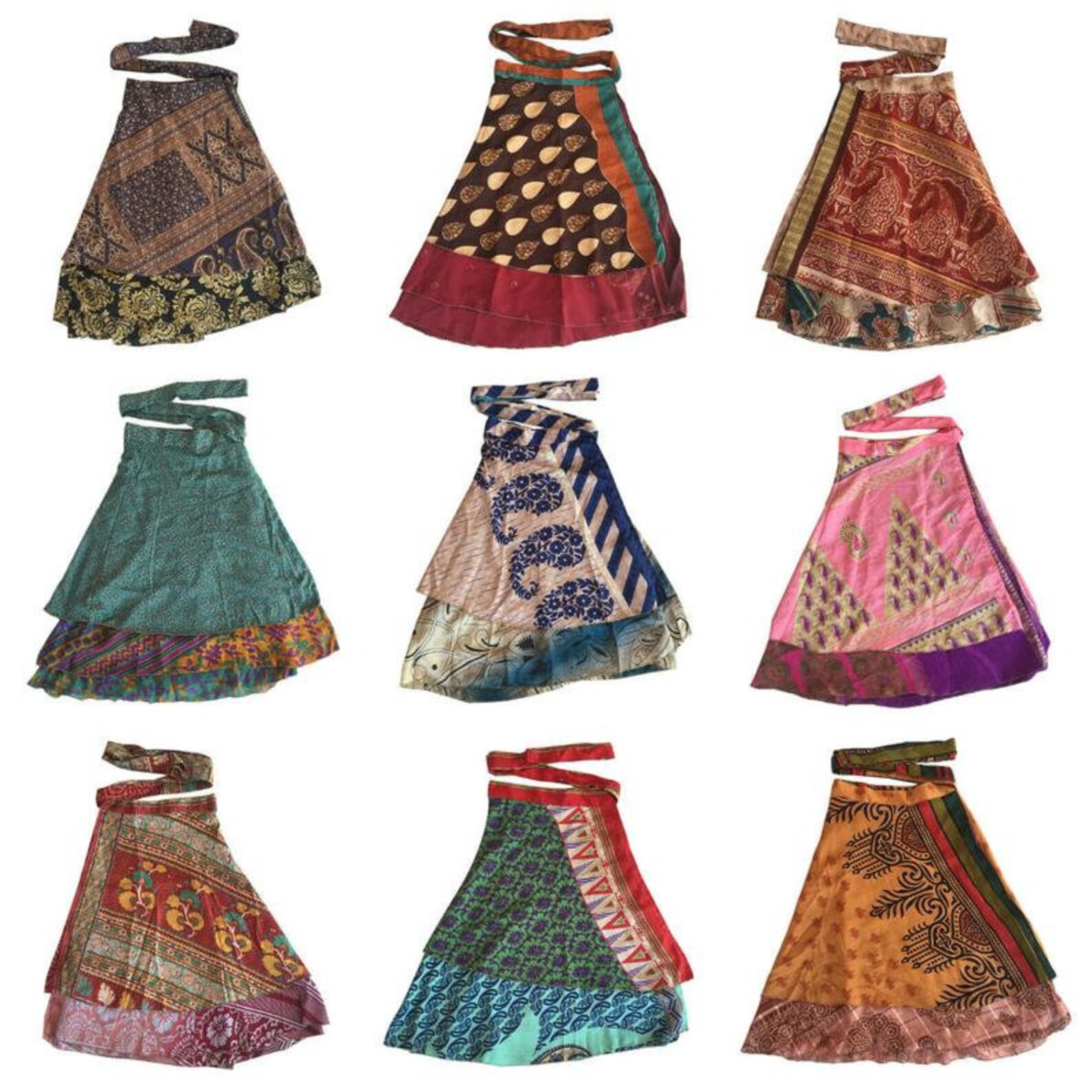 Wholesale Lot Short Mini Skirt Indian Women Wrap Skirts Etsy