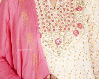 Las Mejores Ofertas En Talla M Dupatta Kurta Mujer | EBay