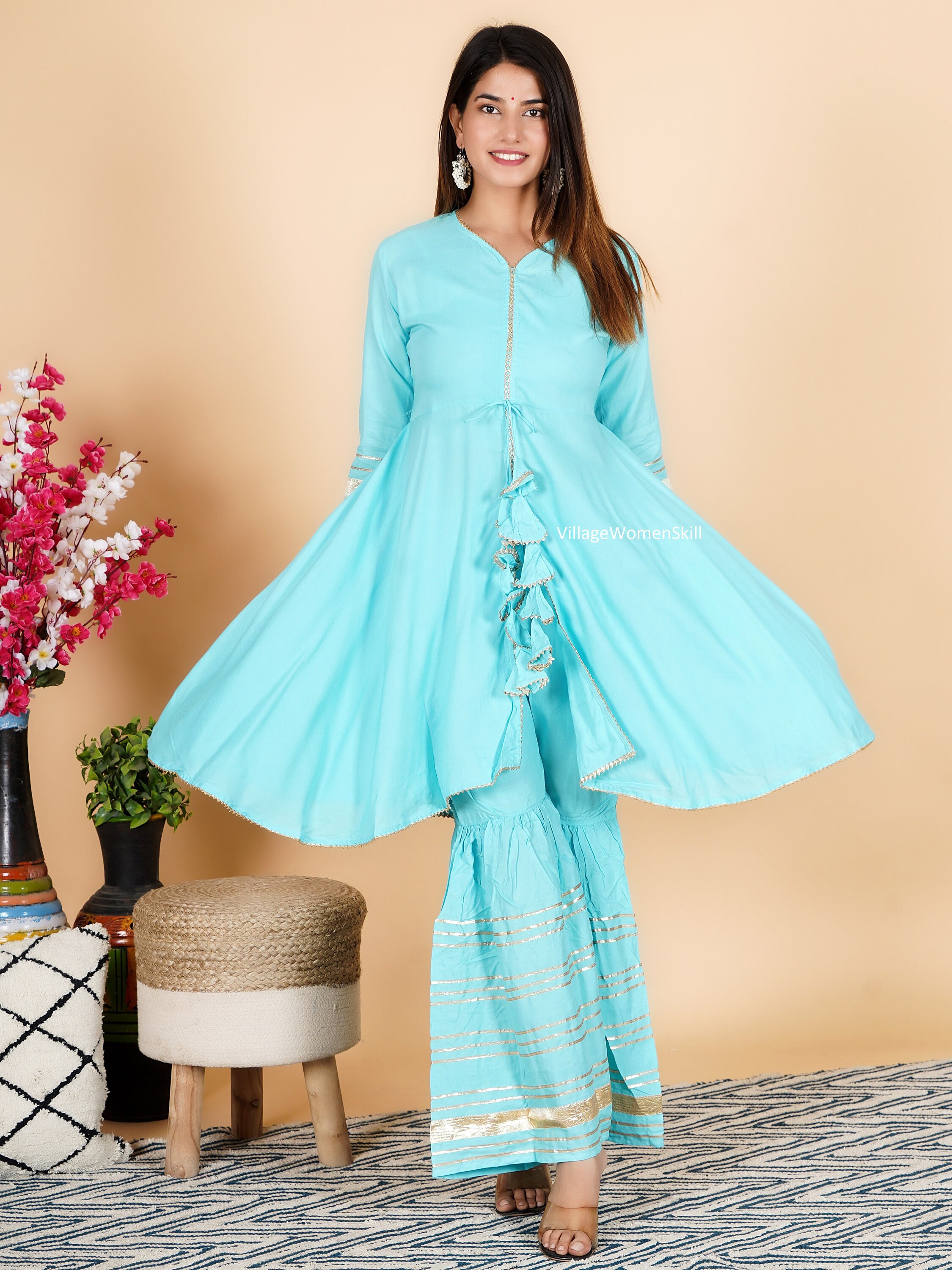 Design 16 China Naira Cut Kurtis