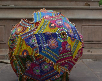 Indian Handmade Decorative Umbrellas Parasols Christmas Decorative Umbrella Wedding Party Parasols Decor