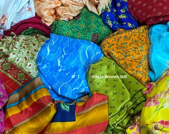Wholesale Lots Vintage Sari Recycled Sari Art Silk Indian Sari Women Sari  Vintage Sari Fabric Used Sari Used Saree Sari Silk Fabric Fabric -   Finland
