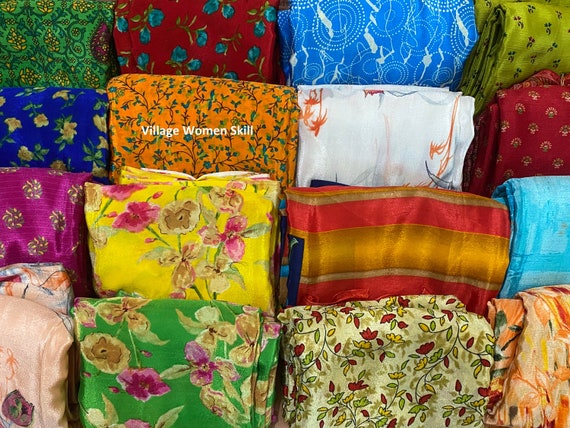 Recycled Silk Saree Hair Bands Recycled Silk Saree Hair Bands