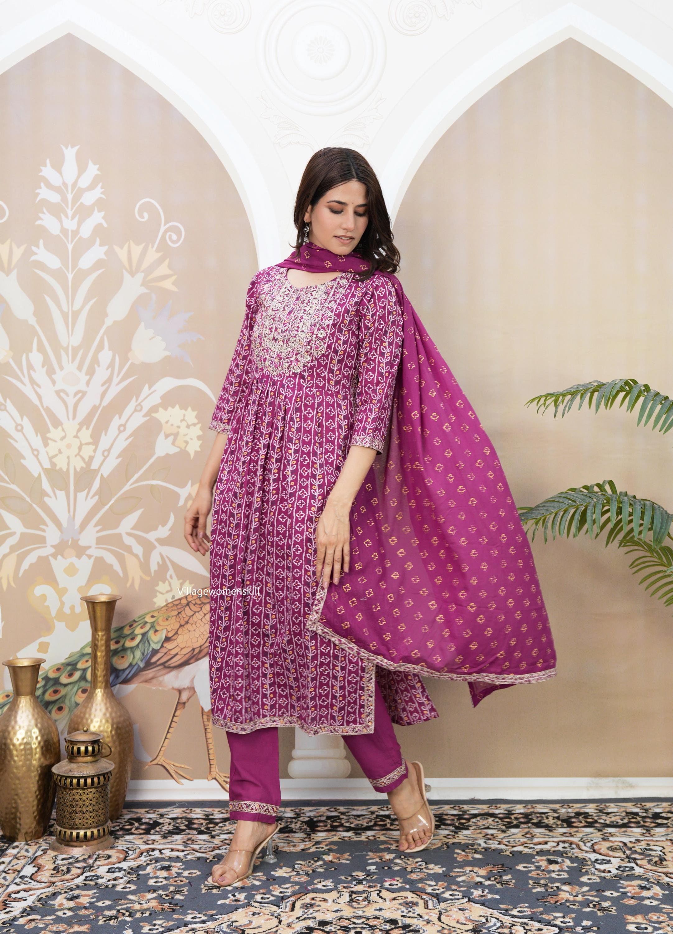 naira cut indian dress Indian Traditional Party Wear Women Naira Cut Kurti Dress  mahezon