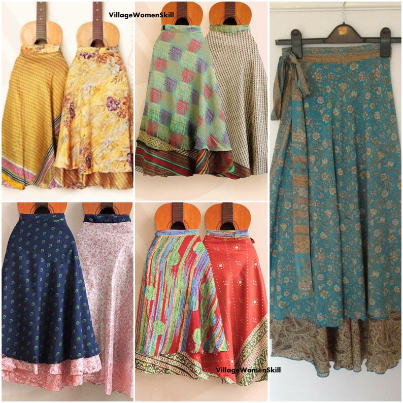 Wholesale Lot Indian Silk Skirts Silk Skirts Boho Skirts - Etsy