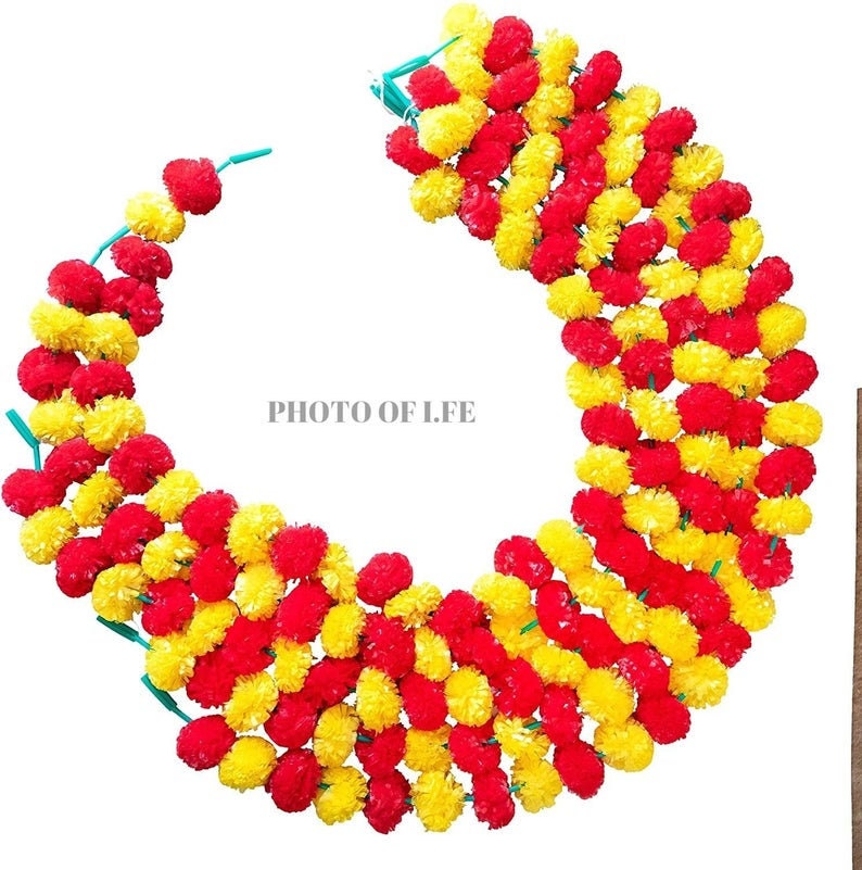 Garland Wedding Garland Hanging Garland Flower Indian Garland Etsy